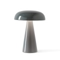 Dimming touch reachargeable metal base table lamp