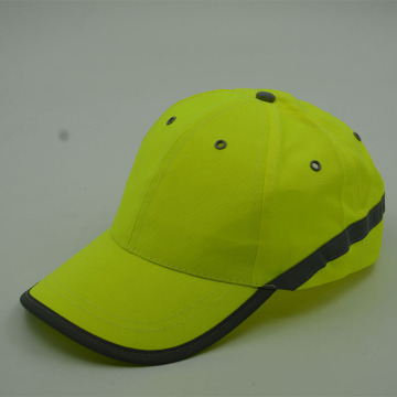With luminous material 6 panel baseball cap