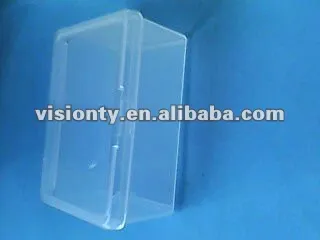 transparent plastic box/plastic box for needles