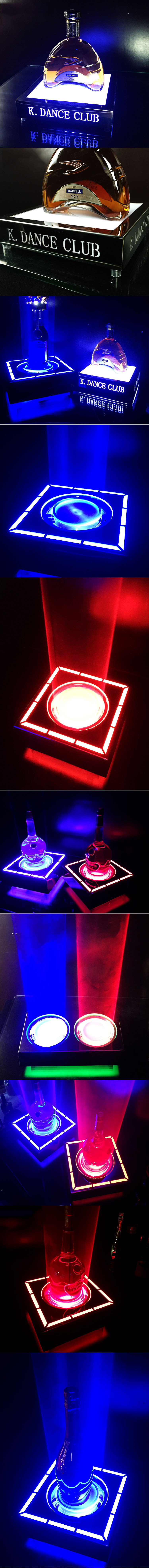 LED Wine Display Bottle Holder For Bar