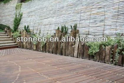 natural red basalt rock