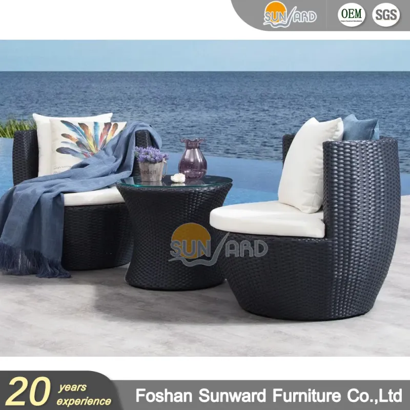 Modern Balcony Teak Sofa Set