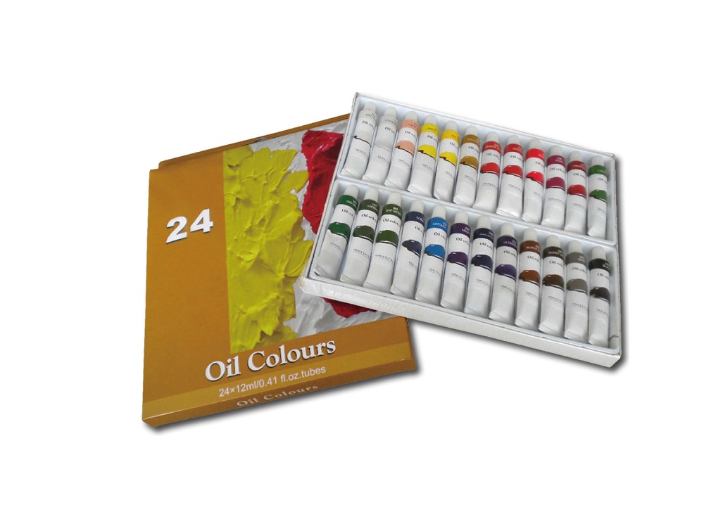 24 Colors Oil Paint set