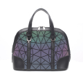2021 Latest Ins Trend Glow-Back Handbag untuk Laies Laser Geometric Tangan Bag bercahaya PU Beg Bahu Kasual untuk Wanita Girl