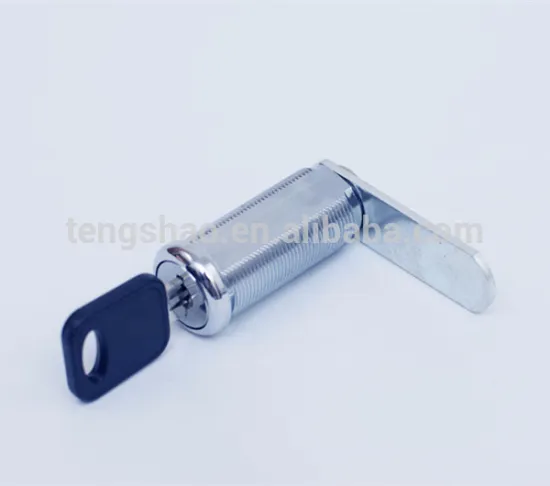 40mm single bitted key metal box cabinet door cylinderical cam lock
