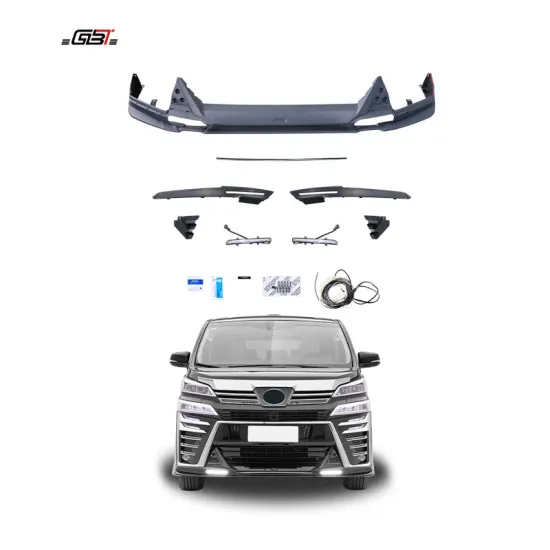 2019-2023 Vellfire ANH35 GBT Vellifre TD Model Upgrade Bumper Lip Facelift Bodykit