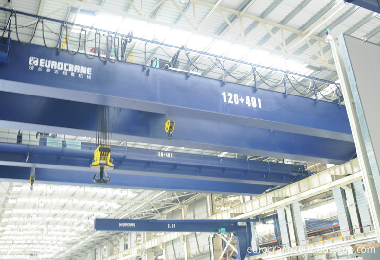 remote control nirkabel overhead crane 20t