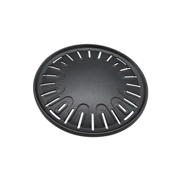 Factory Supplier New Brand Bbq Grill Grate Round Bbq Grill Griddle Pan Non Stick Rock Grill Pan Plate