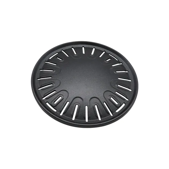 Factory Supplier New Brand Bbq Grill Grate Round Bbq Grill Griddle Pan Non Stick Rock Grill Pan Plate
