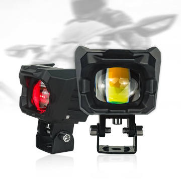 HJG: LED-koplamp en lasermistlamp voor motorfietsen - 12V waterdichte superheldere spotstraal