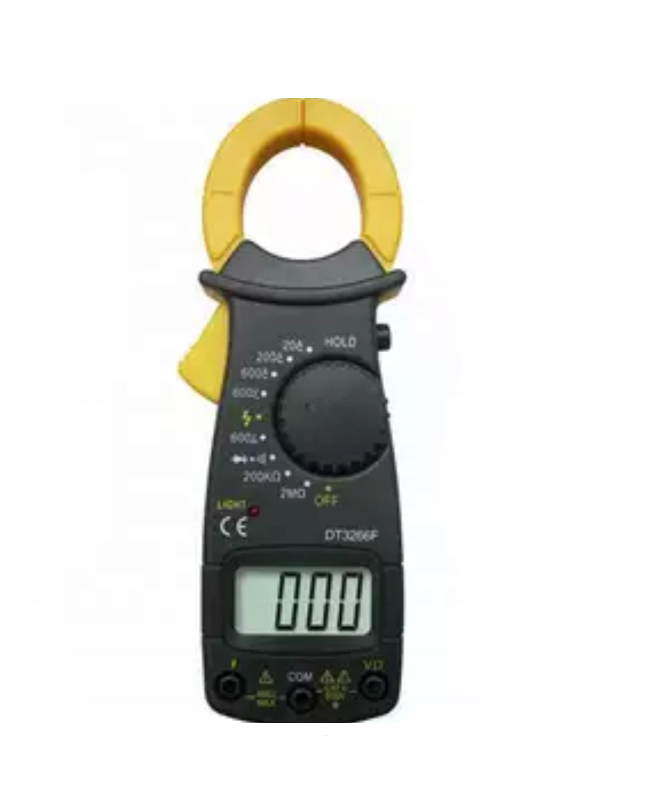 Factory Professional digital clamp meter with test probe and 9v battery