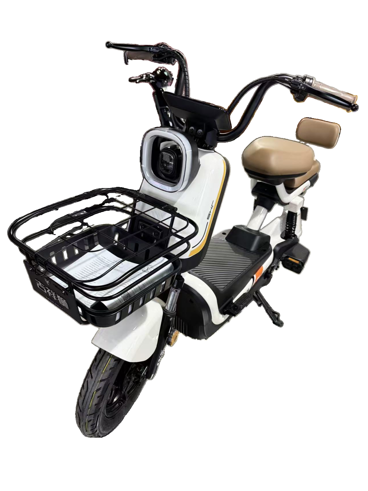 Stylish and modern design with a comfortable seat for a pleasant ride