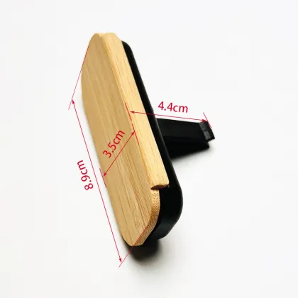 Creativity Lasting Light Fragrance Walnut Solid Wood Car Air Outlet Aromatherapy