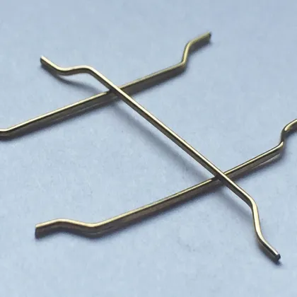 DAYE Hooked Ends Steel Fiber with Brass Stabilization