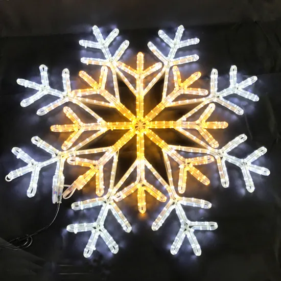 Christmas large decorations led snowflake light