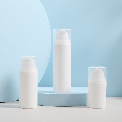 Plastic Bottles Airless White Cosmetic Airless Pump Bottle for Empty Lotion Manufactory