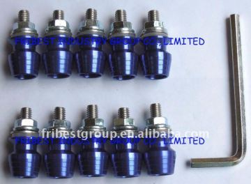 Windscreen Stainless Bolts blue