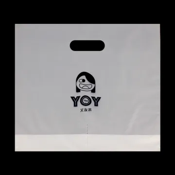 Plastic Grocery Die Cut Bags for Sale