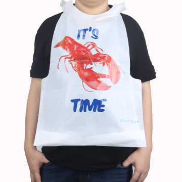 Custom Printed Factory-Produced Seafood Aprons & Restaurant Bibs