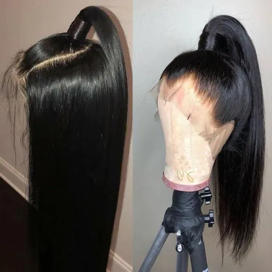 Wholesale Brazilian Hair Lace Front Wig,Virgin Cuticle Aligned Human Hair Full Lace Wig,13x4 Lace Frontal Wig For Black Women