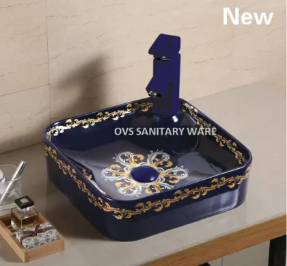 Ceramic black wash basin