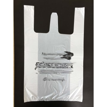 Wholesale HDPE Hand-Held Black Thickened Large Size Garbage Bag for Hotel