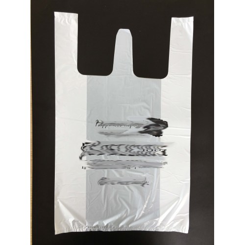 Wholesale HDPE Hand-Held Black Thickened Large Size Garbage Bag for Hotel