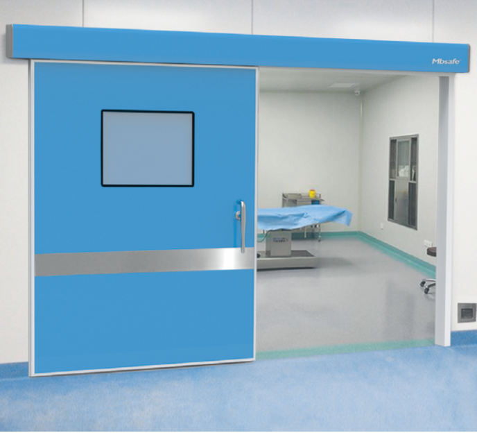 Hospital door system hermetic sliding door