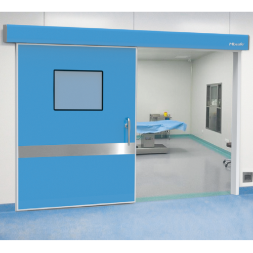 Medical facility hospital sliding hermetic door