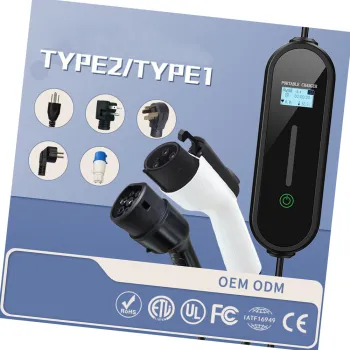 7kW 32A Type 2 Portable EV Charger for Tesla and BYD Electric Cars