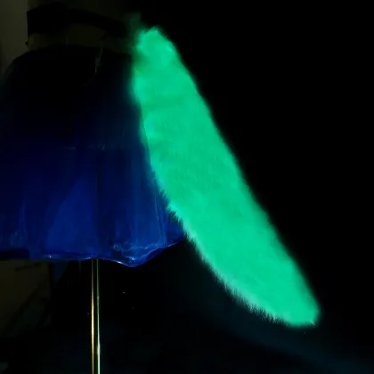 RGB LED Light-Up Neon Animal Fox Wolf Fursuit - New Arrival Luxury Fluffy Costume