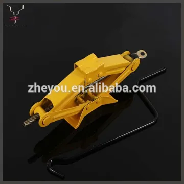 hot-selling 0.75T yellow mini electric lifting scissor jack