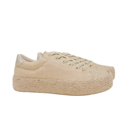 China Professional Manufacturer of Women's Canvas Espadrille Flat Shoes