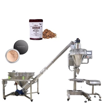 Semi-Automatic Coffee and Powder Filling Machine: Chilli Detergent Milk Powder Auger Screw Filler