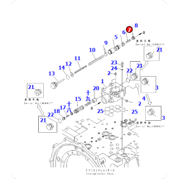 Dump truck HD255-5 spring 562-15-16110