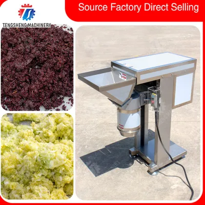 Vegetable crusher for shredding onions and peppers