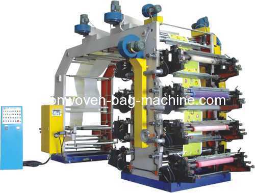 Máquina de impresión flexográfica alta velocidad ocho colores