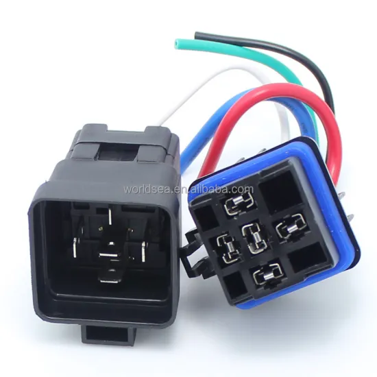 40 AMP Waterproof Relay with Heavy Duty Tinned Copper Wires, 12V DC 5-PIN SPDT for Automotive