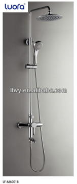 chromed finishing water saving shower set