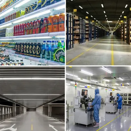 HUAYI LED Tube Lights: Affordable 4w to 12w Indoor Showroom Lighting