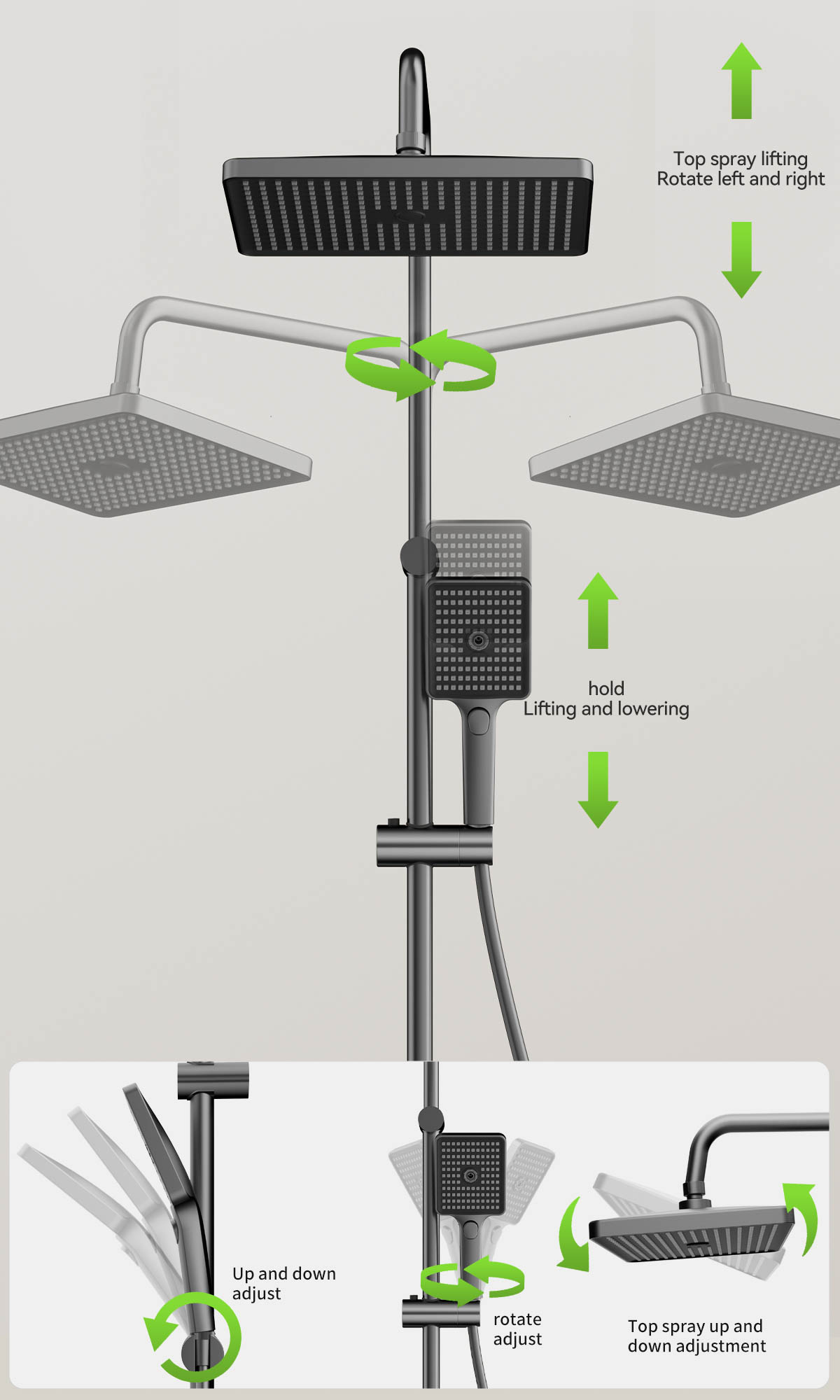 the usage of 4058 shower