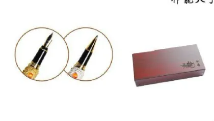 Dragon Metal Fountain Pen with Gold Nib