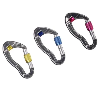 Outdoor 25KN Snap Hook D Ring Climbing Carabiner