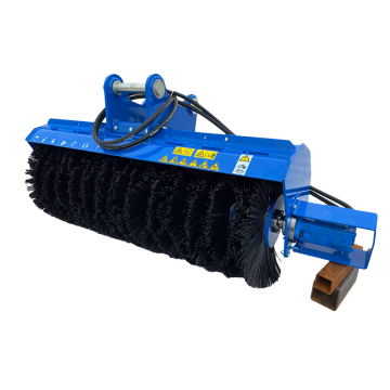 การยึดติดของ Skid Steer Loader Angle Besper Brush Attachment