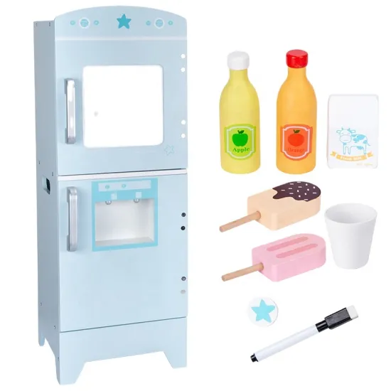 2024 Latest Children's Wooden Toy Kitchen: DIY Assembly Pretend Playset