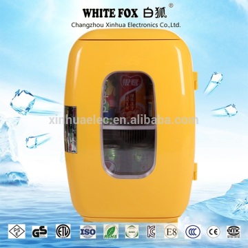 display fridge transparent door XHC- 16 liter hot sale mini cooler /mini refrigerator gift capacity 16L small mini bar