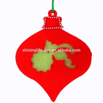 Wholesale handing Christmas ornaments Christmas big bells decoration