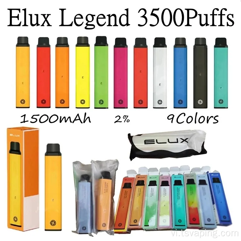 Bán buôn nước ép vape elux legand 3500 puffs
