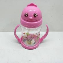 500ml children water kettle with straw bird design