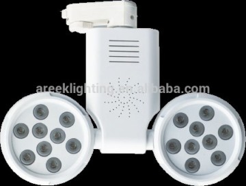18x1 W LED Aluminium spot track